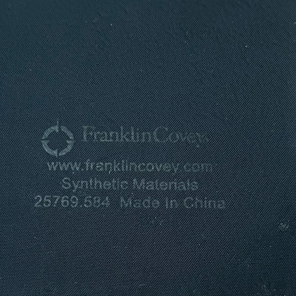 Vintage Franklin Covey Brown Portfolio